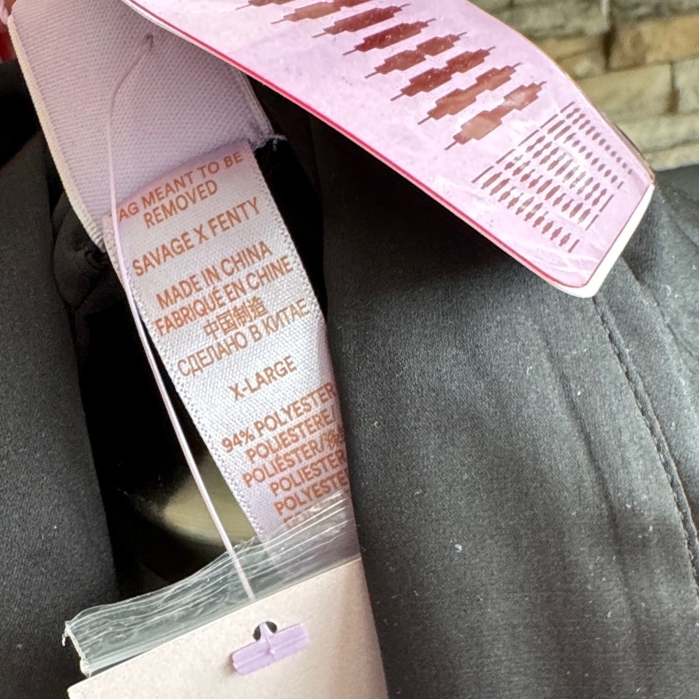 Savage X Fenty Satin Black Blazer - Picture 14 of 14